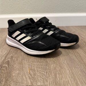 Adidas Kids Black and White Sneakers